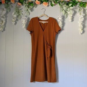 Madewell | Short Sleeve Side-Tie Wrap Dress